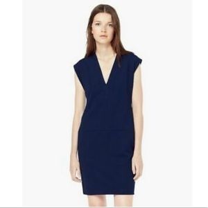 Mango Dark Blue Sleeveless Dress